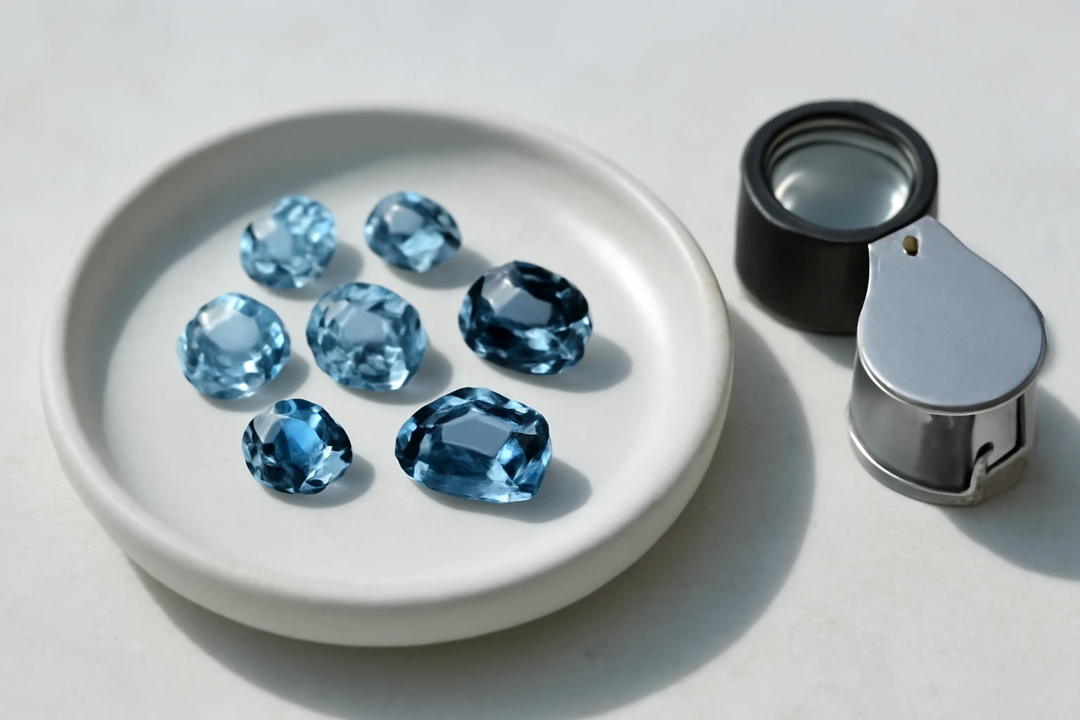 Chiếu xạ đá quý: topaz xanh, kim cương màu và câu hỏi “có phóng xạ không” được trả lời thẳng